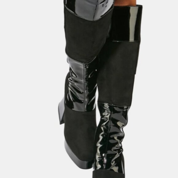 WITCHED OUT  KNEE HIGH BOOTS - Picture 2 of 6